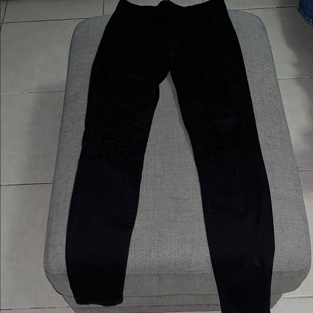 American Eagle extra Long distressed jeans